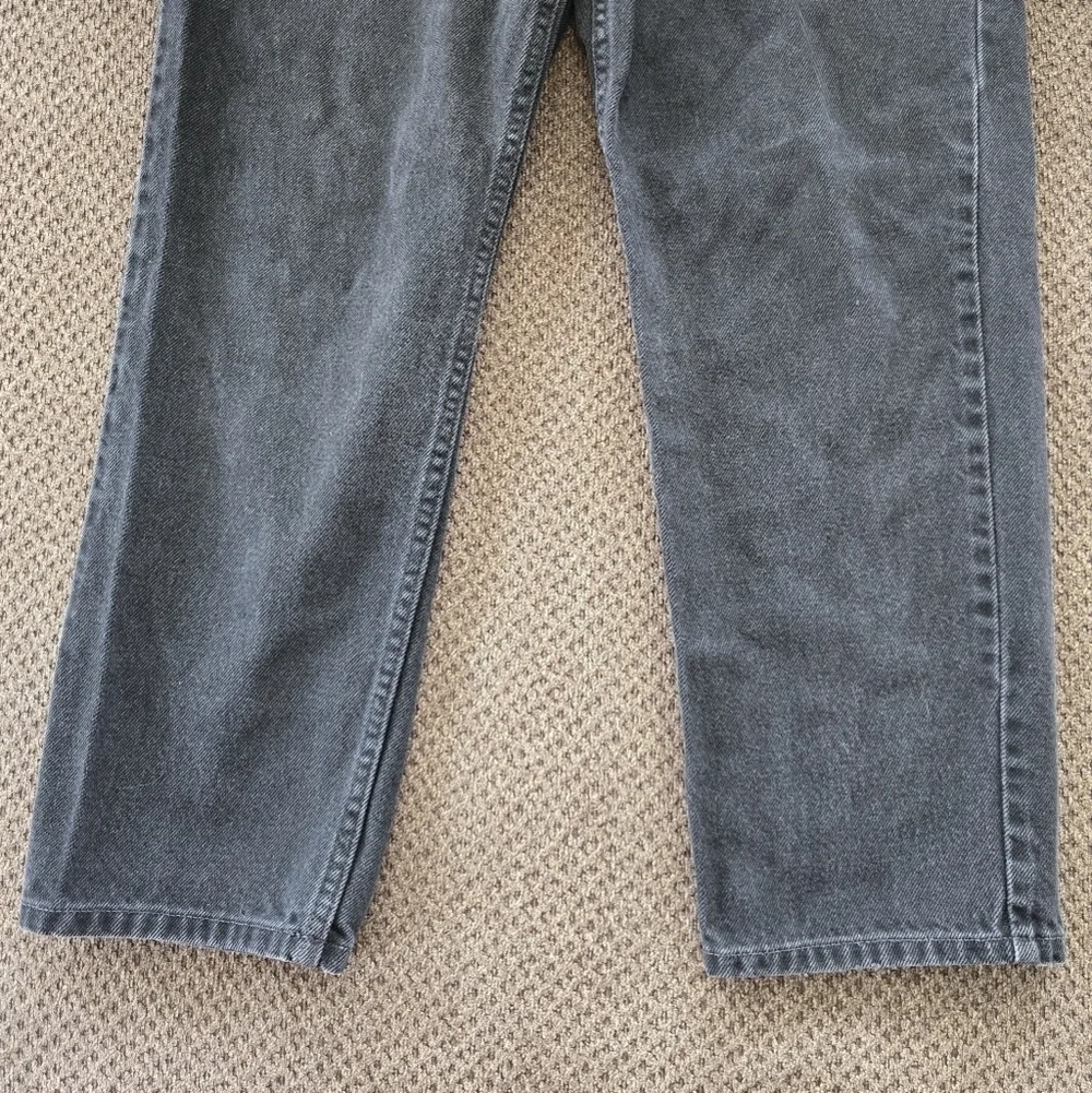 L.L. Bean Jeans Mens 36X29 Black Straight Mid Rise DarkWash Straight Cla… - Picture 5 of 11